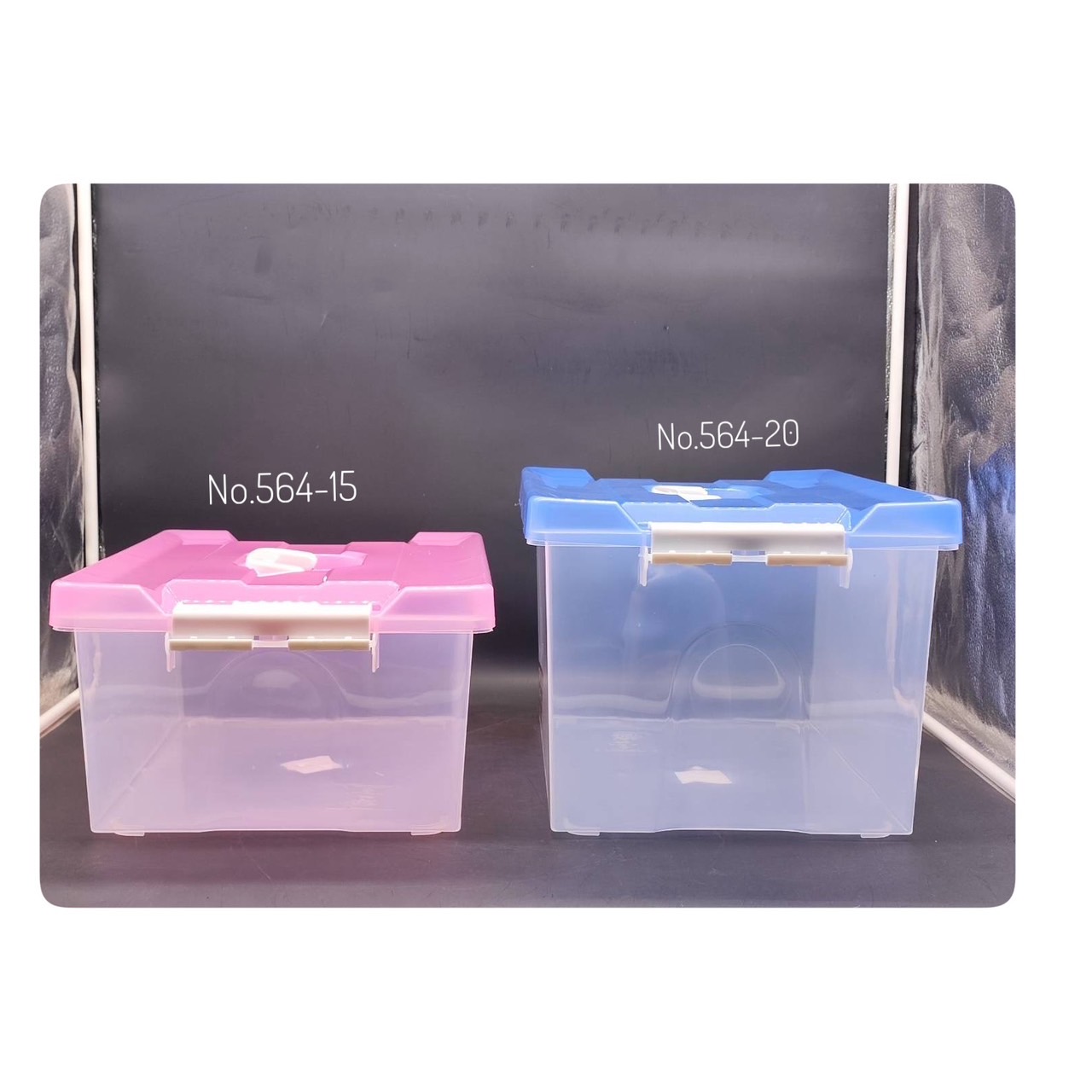 กล่อง The Box 15L ฝาหูหิ้ว No.564-15