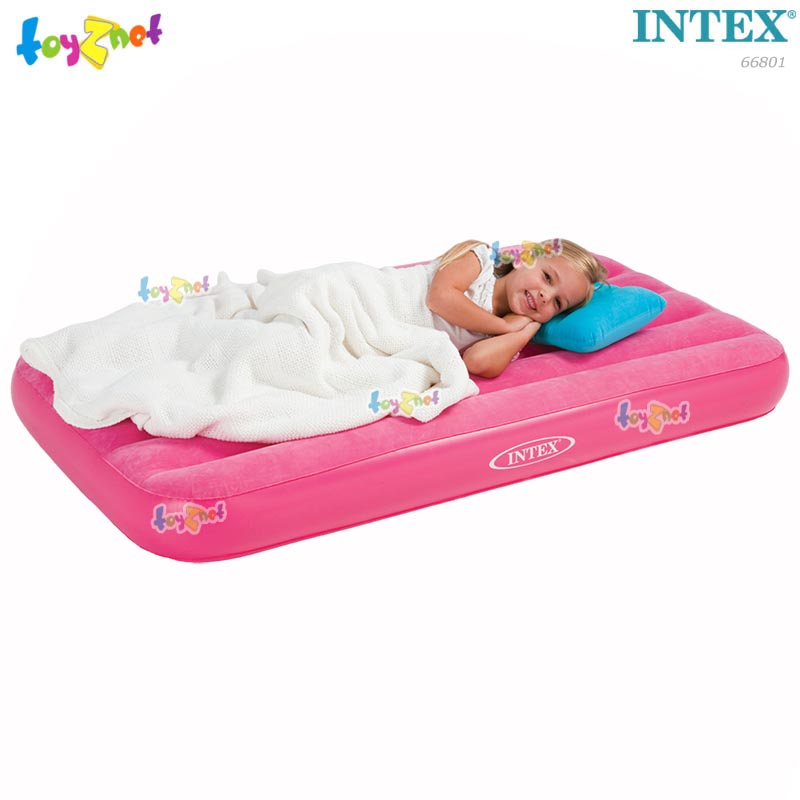 Intex Cozy & Fun Kid Airbed 88x157x18 cm Pink รุ่น 66801