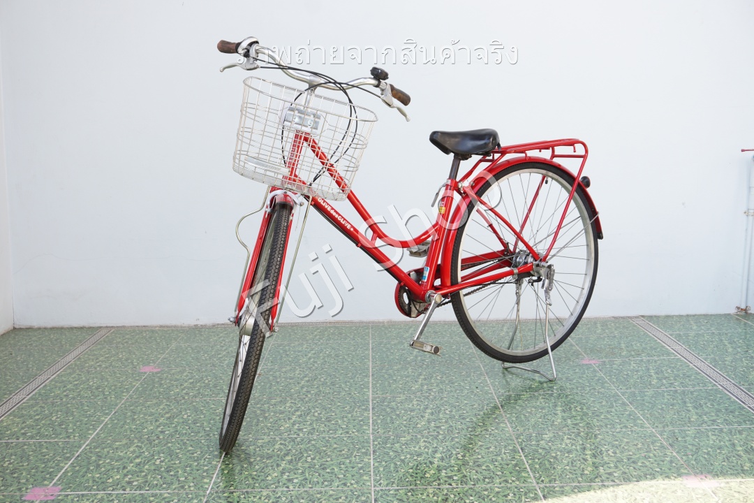 จักรยานแม่บ้านญี่ปุ่น - ล้อ 27 นิ้ว - เกียร์ 6 สปีด - สีแดง [จักรยานมือสอง]