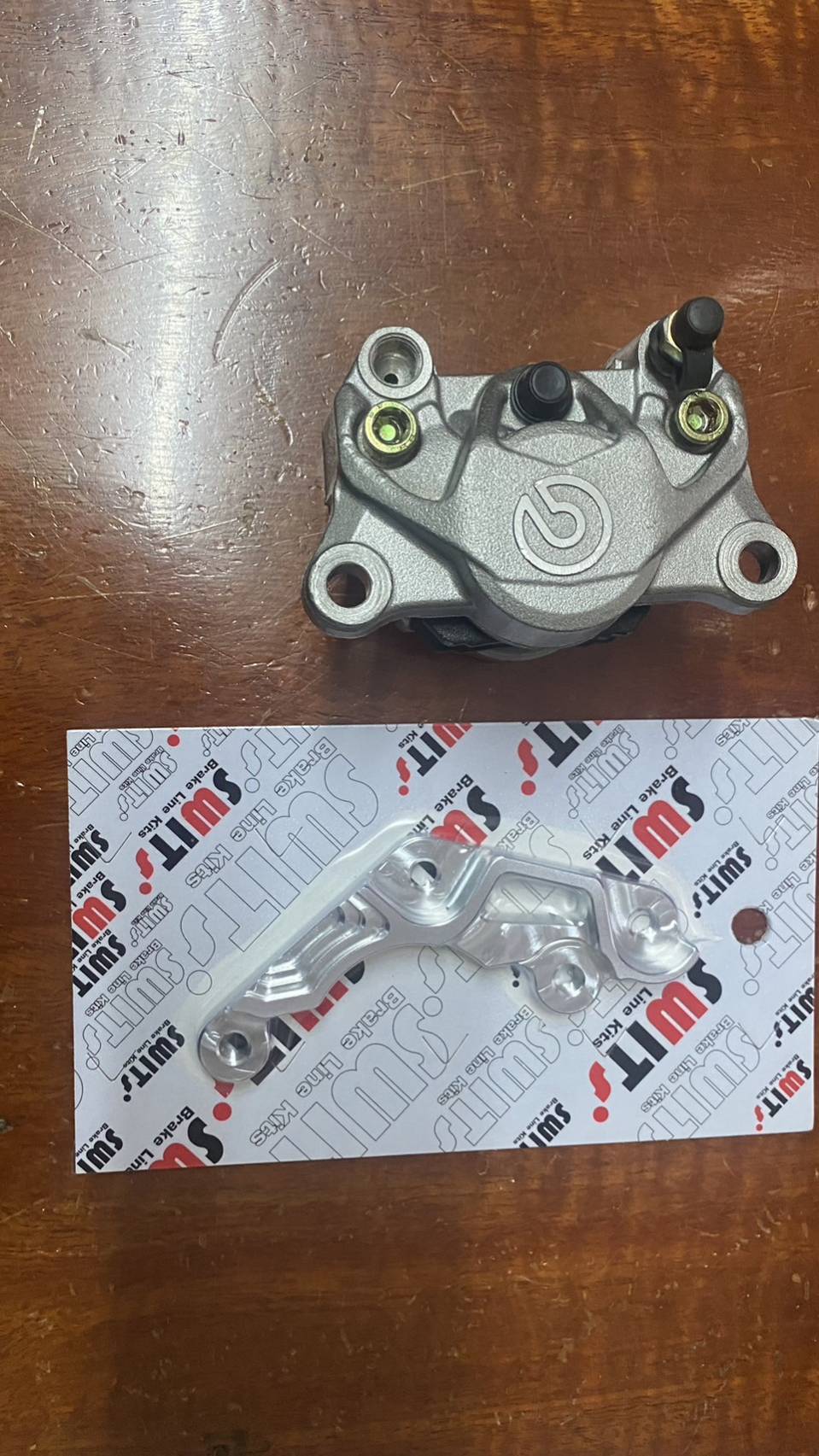 ขาจับปั้มผีเสื้อ Honda Lead ขนาดจาน 190mm