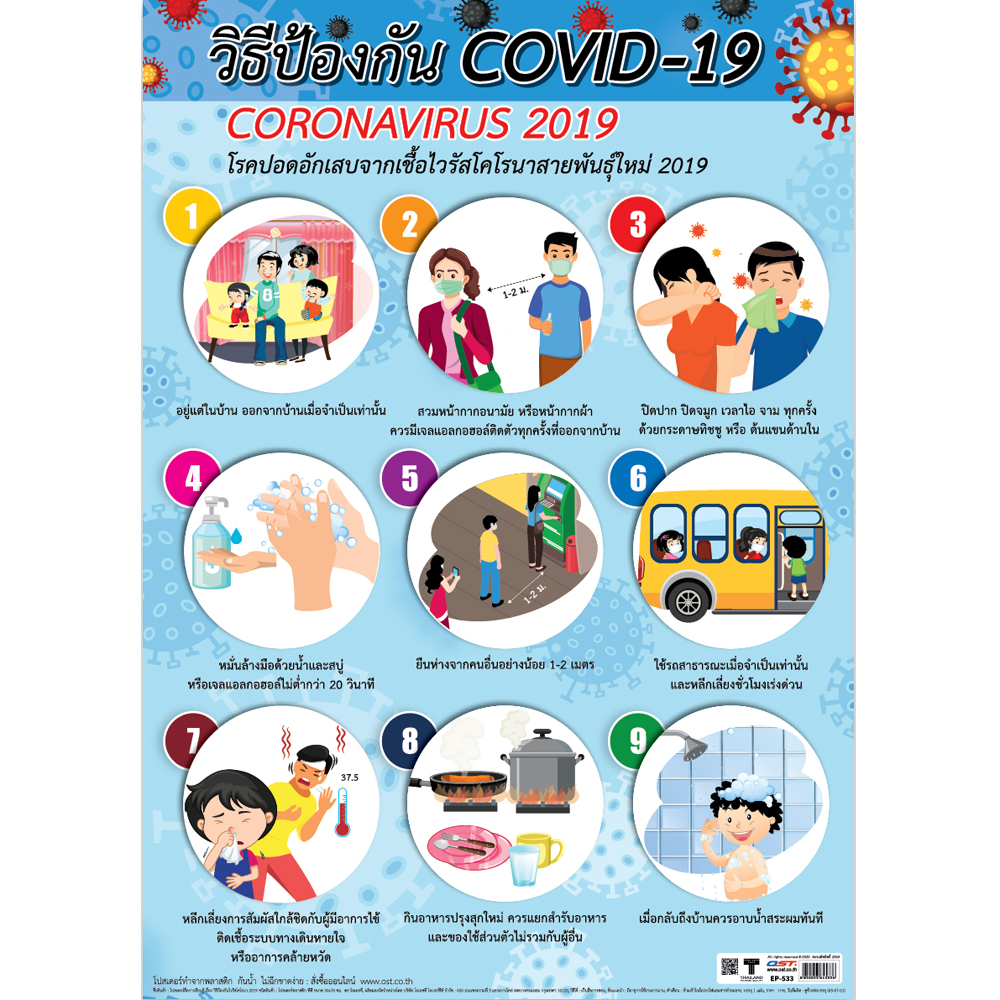 Prevention COVID-19 Educational Posters EP-533