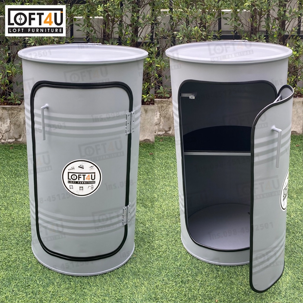 ตู้เก็บของ 100L. : Barrel storage cabinet