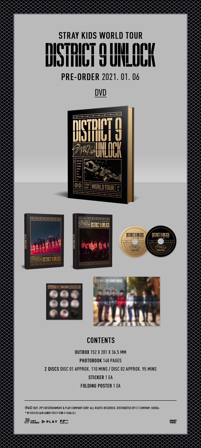 [PRE-ORDER] STRAY KIDS - WORLD TOUR "DISTRICT 9 : UNLOCK" IN SEOUL (2DVD)