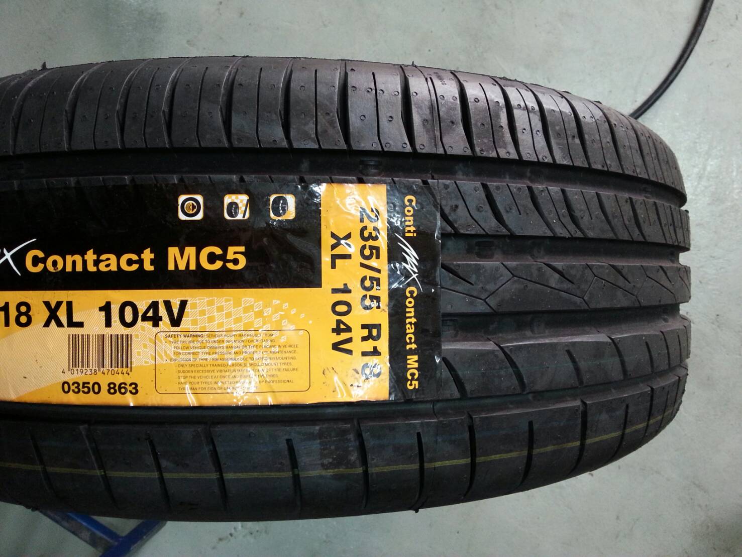 CONTINENTAL MC5 205/50R17
