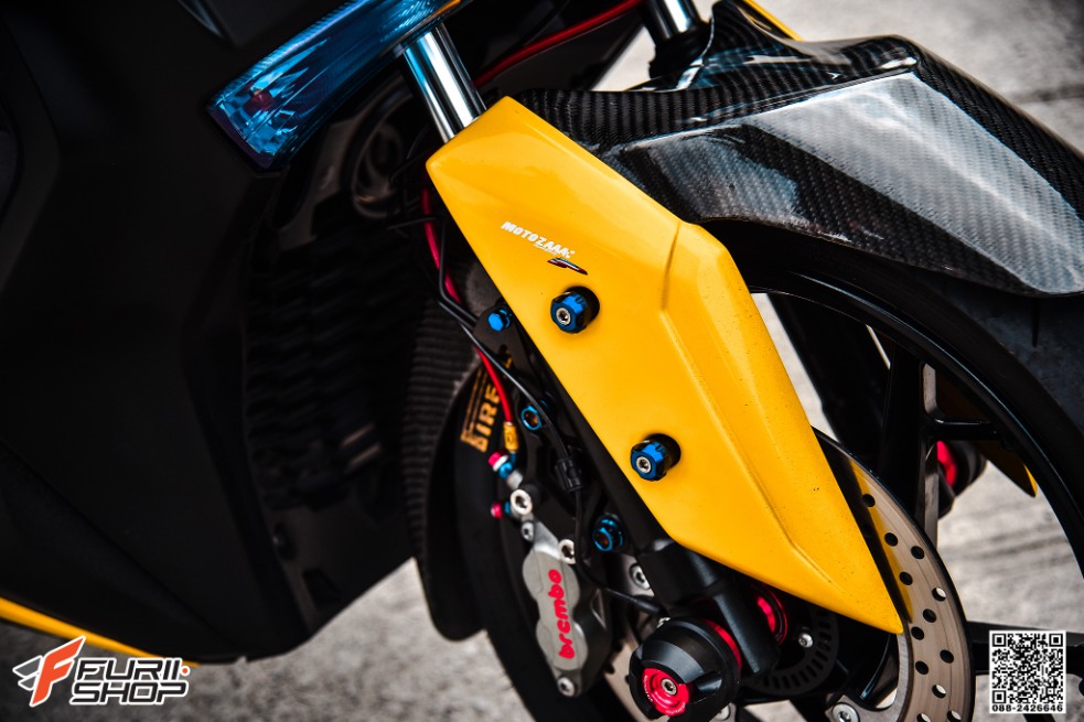 ชุดแต่ง MOTOZAA YAMAHA X-MAX 300 12ชิ้นเป็นตะแกรง ไม่มีไฟ ราคา6900