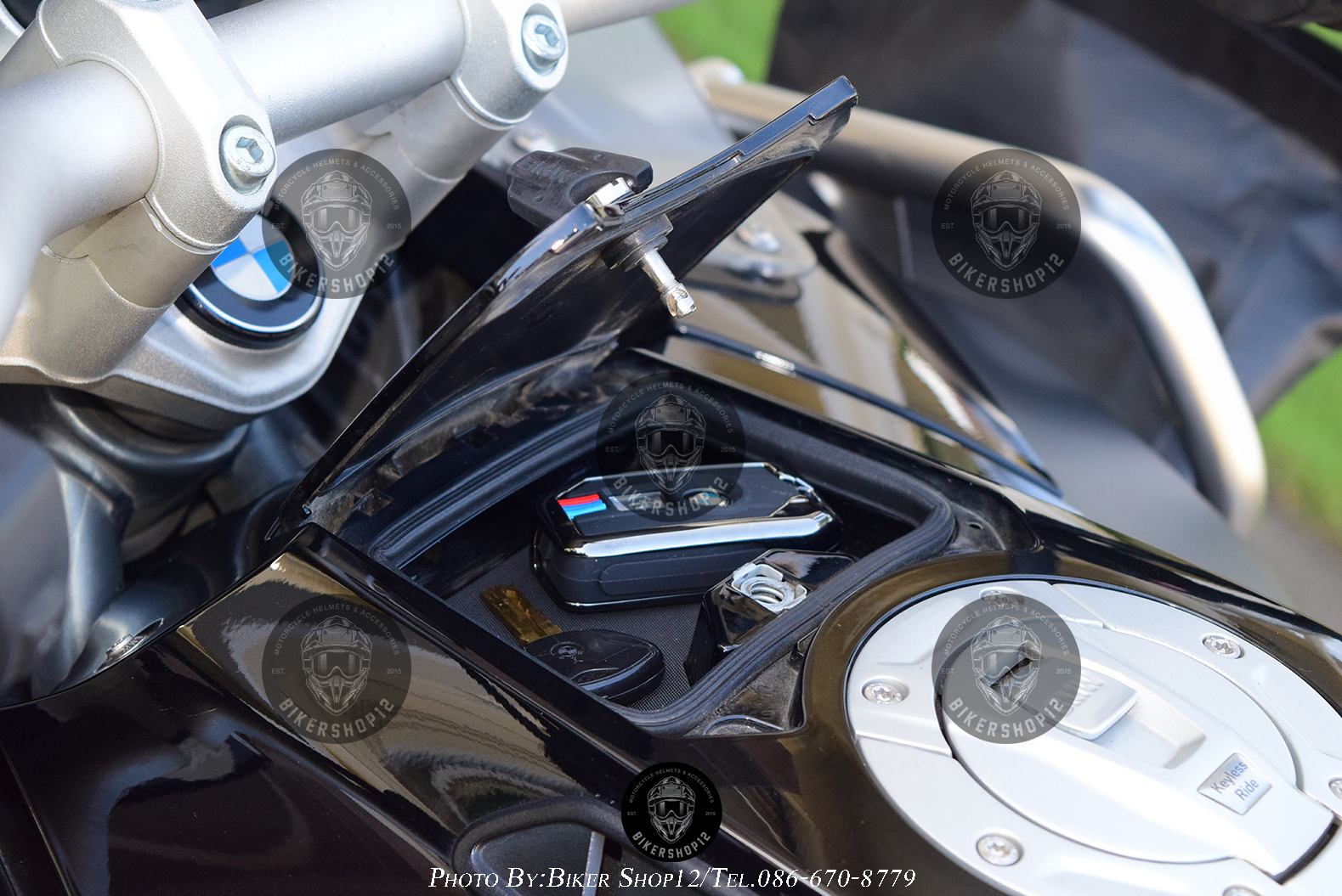 เคสซิลิโคน+อลูมิเนียม-หุ้มกุญแจkeyless สําหรับ BMW R1250-1200 gs gsa Adv C400gt f850 750gt