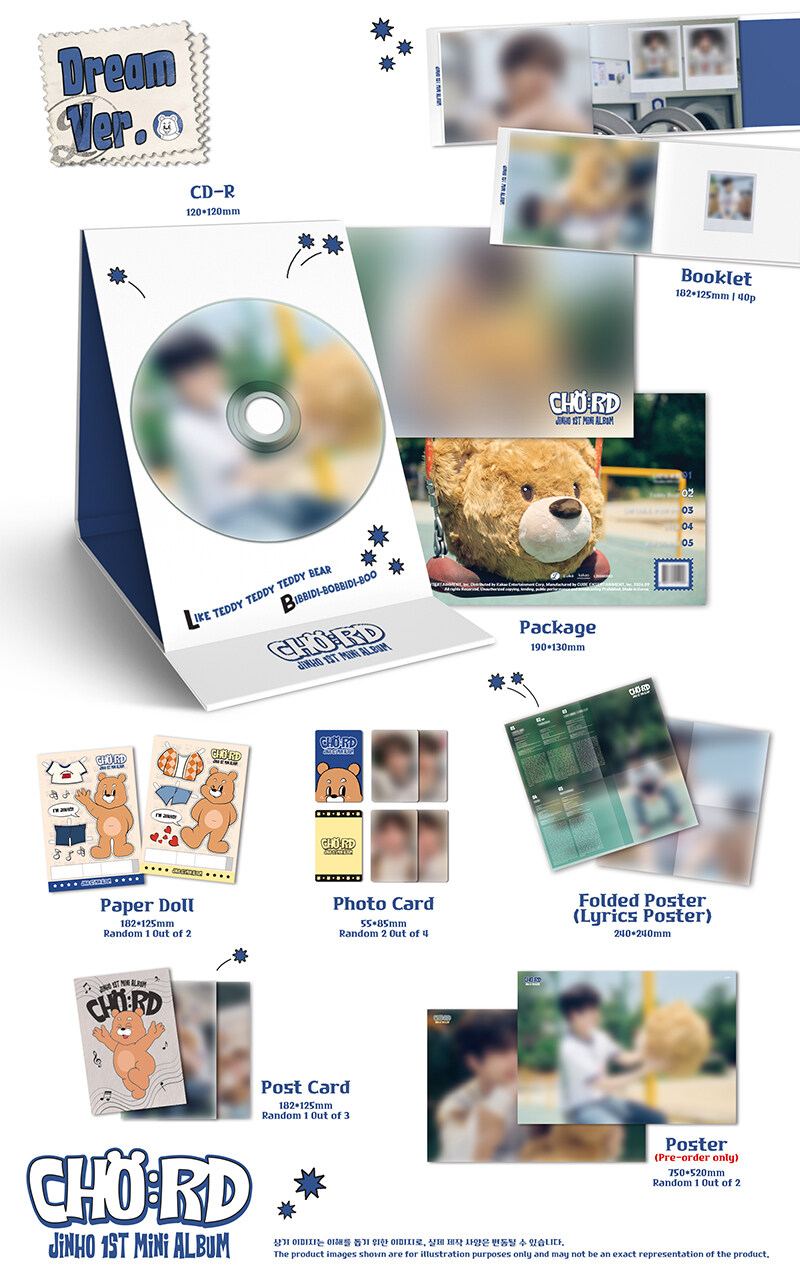 [PRE-ORDER] JINHO - 1st Mini Album "CHO:RD"