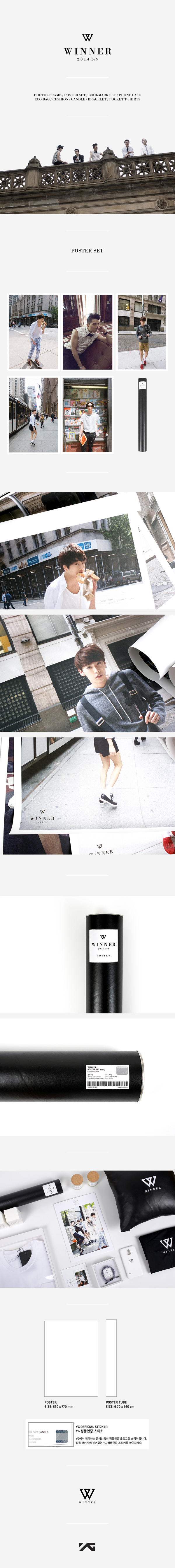 [PRE-ORDER] WINNER - 2014 WINNER S/S "POSTER SET (5pcs)"