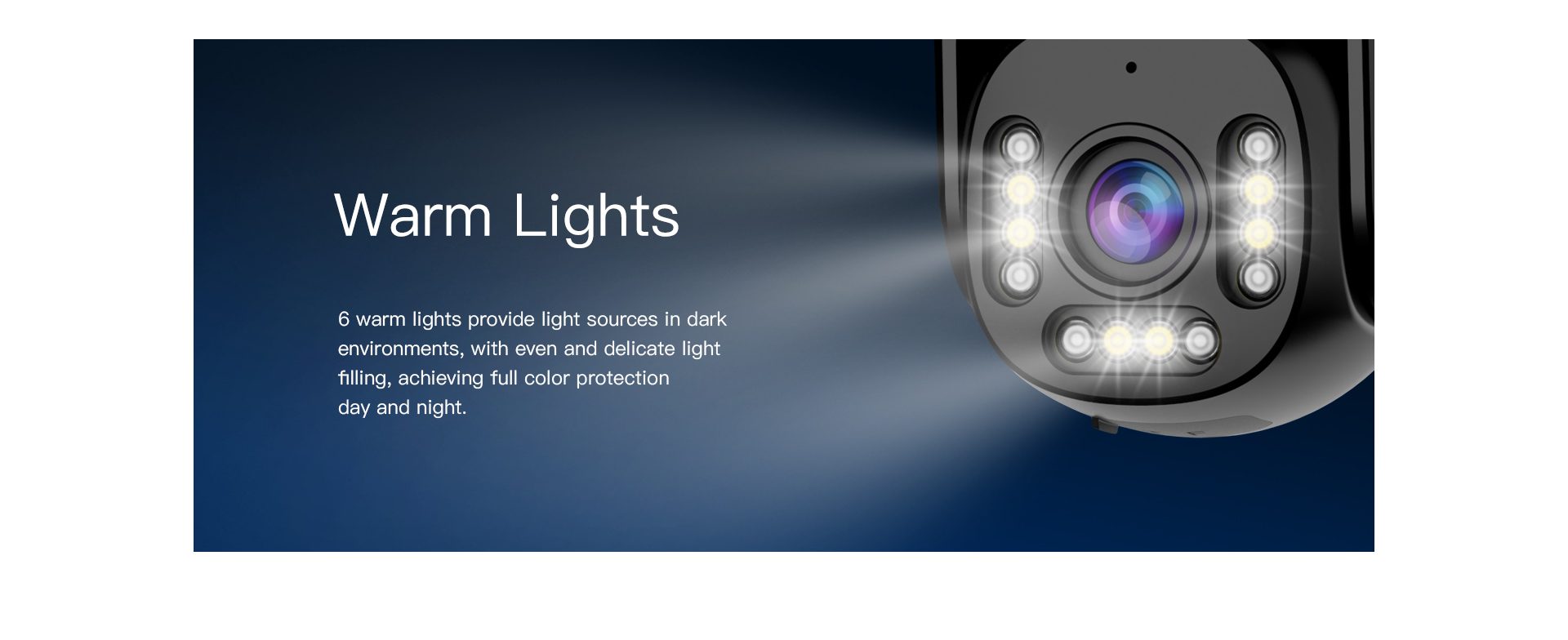 Vstarcam CS611Q-UV กล้องวงจรปิดระบบ IP WIFI 4 MP Black Light Full Color มีไมค์และลำโพงในตัว ติดตั้งภายนอกได้ BY BILLIONAIRE SECURETECH CS611Q-UV