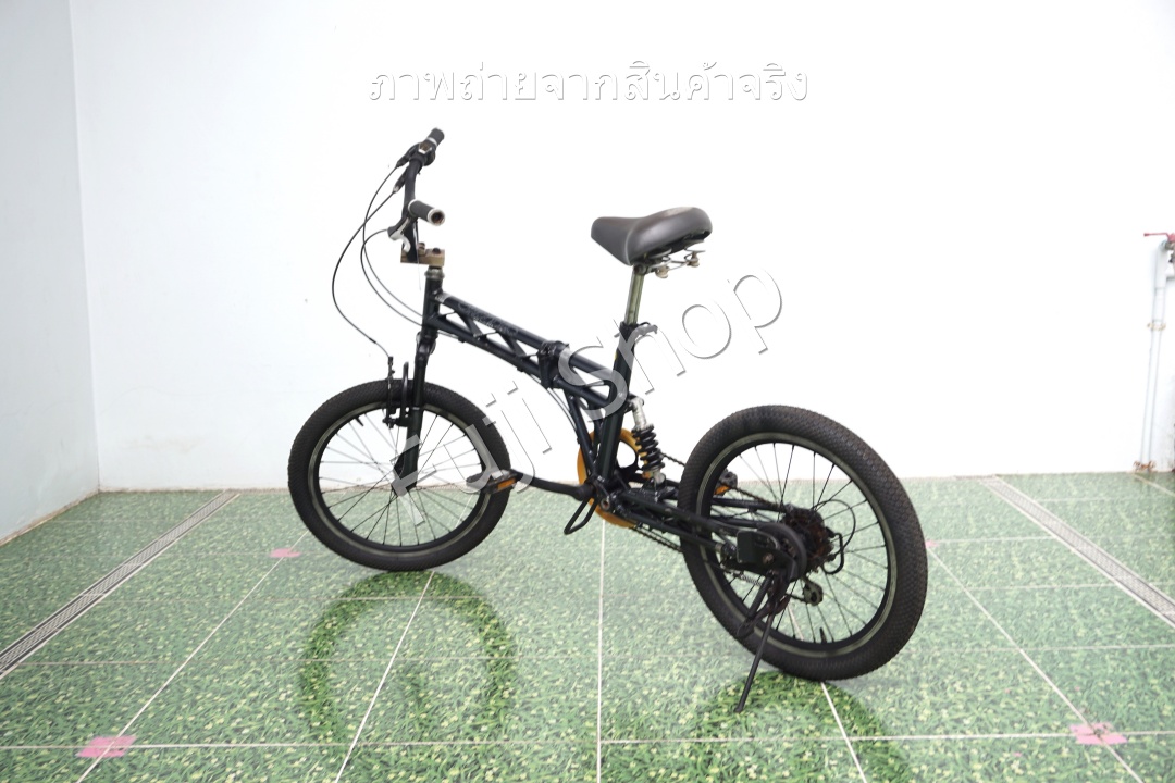 จักรยานพับได้ญี่ปุ่น - ล้อ 20 นิ้ว - มีเกียร์ - มีโช๊ค - อลูมิเนียม - สีเทา [จักรยานมือสอง]