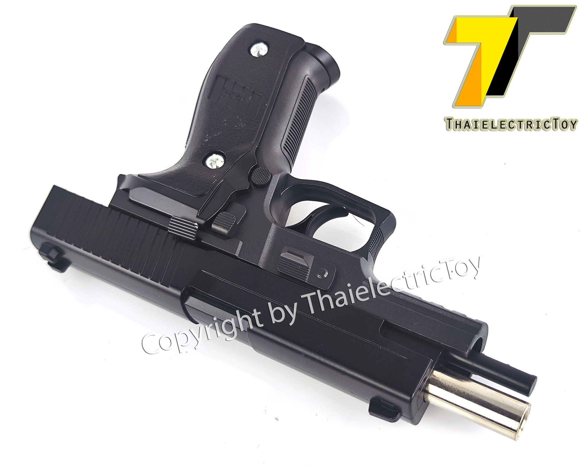 ปืนอัดลมเหล็ก Sig sauer p226 ชักยิงทีล่ะนัด ลำกล้องยาว 7.5 นิ้ว หนัก 507 กรัม