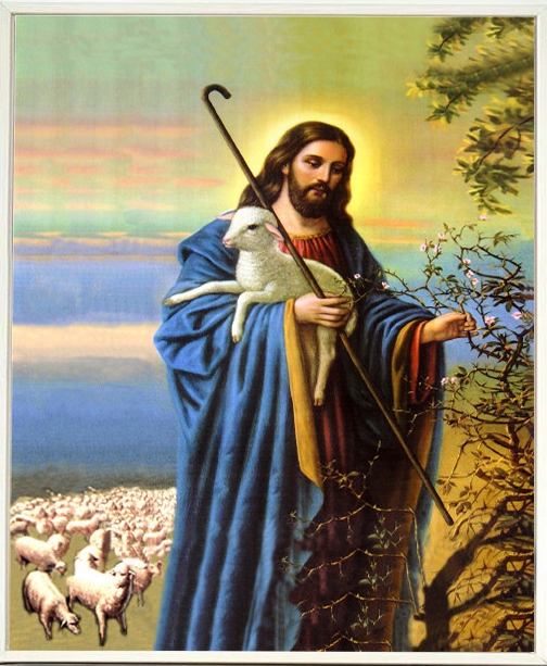 tep-2098 *สินค้าหมด* ชุดภาพติดคริสตัลกลม ลายพระเยซูคริสต์ (งานติดเต็มภาพ) ขนาด 35*42 ซม.คริสตัลกลม 34 สี อุปกรณ์ครบชุด