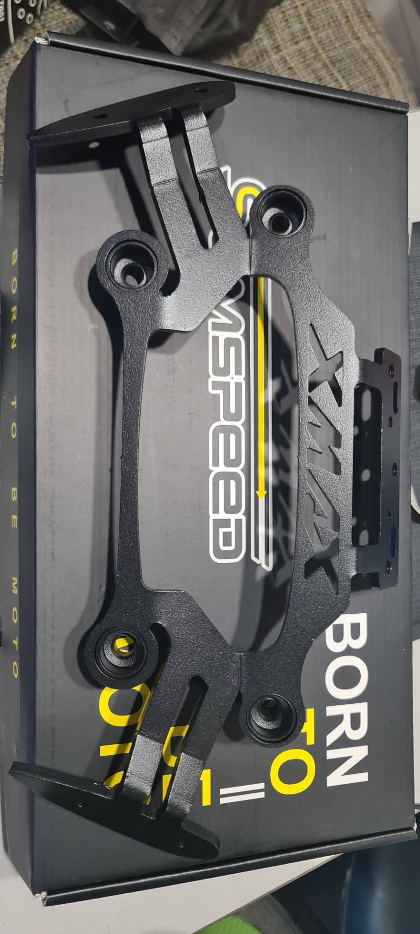 ขายึดชิลล์หน้า + ฐานยึดรูกระจก YAMAHA X-MAX 300SEMSPEED ใส่กระจกR3ราคา800