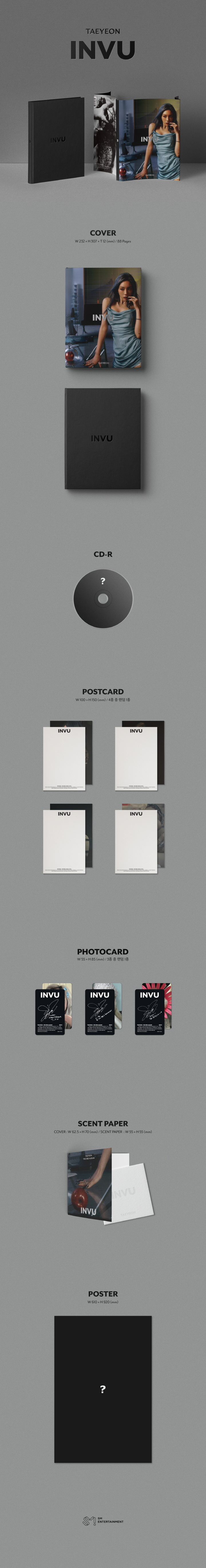 [PRE-ORDER] TAEYEON - 3rd Album "INVU" (ENVY Ver.) (Limited Edition)