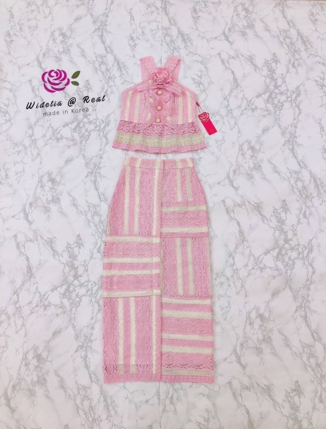 Janesuda Set เซ็ทเสื้อกับกระโปรงยาวแสนสวย งานสวยเรียบดูดีสุดๆ