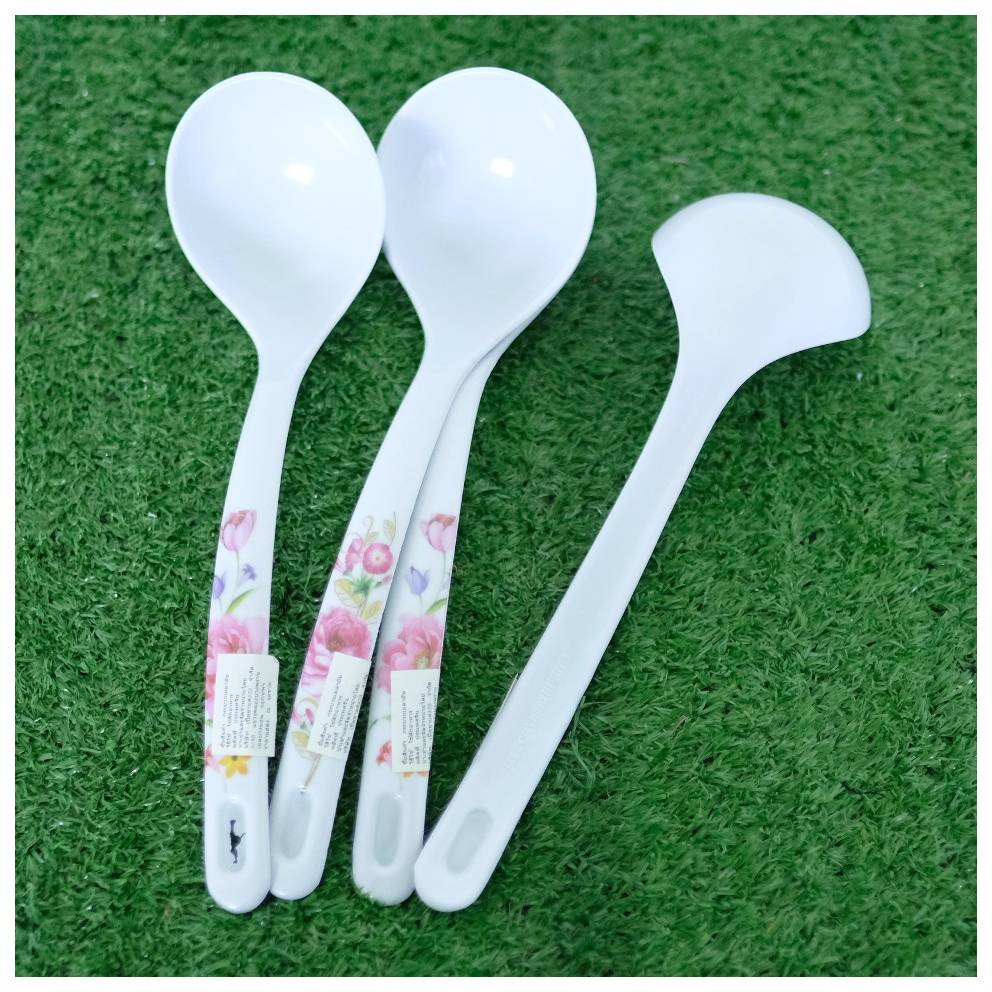 กระบวยเมลามีนลาย (20 บาท) No 016