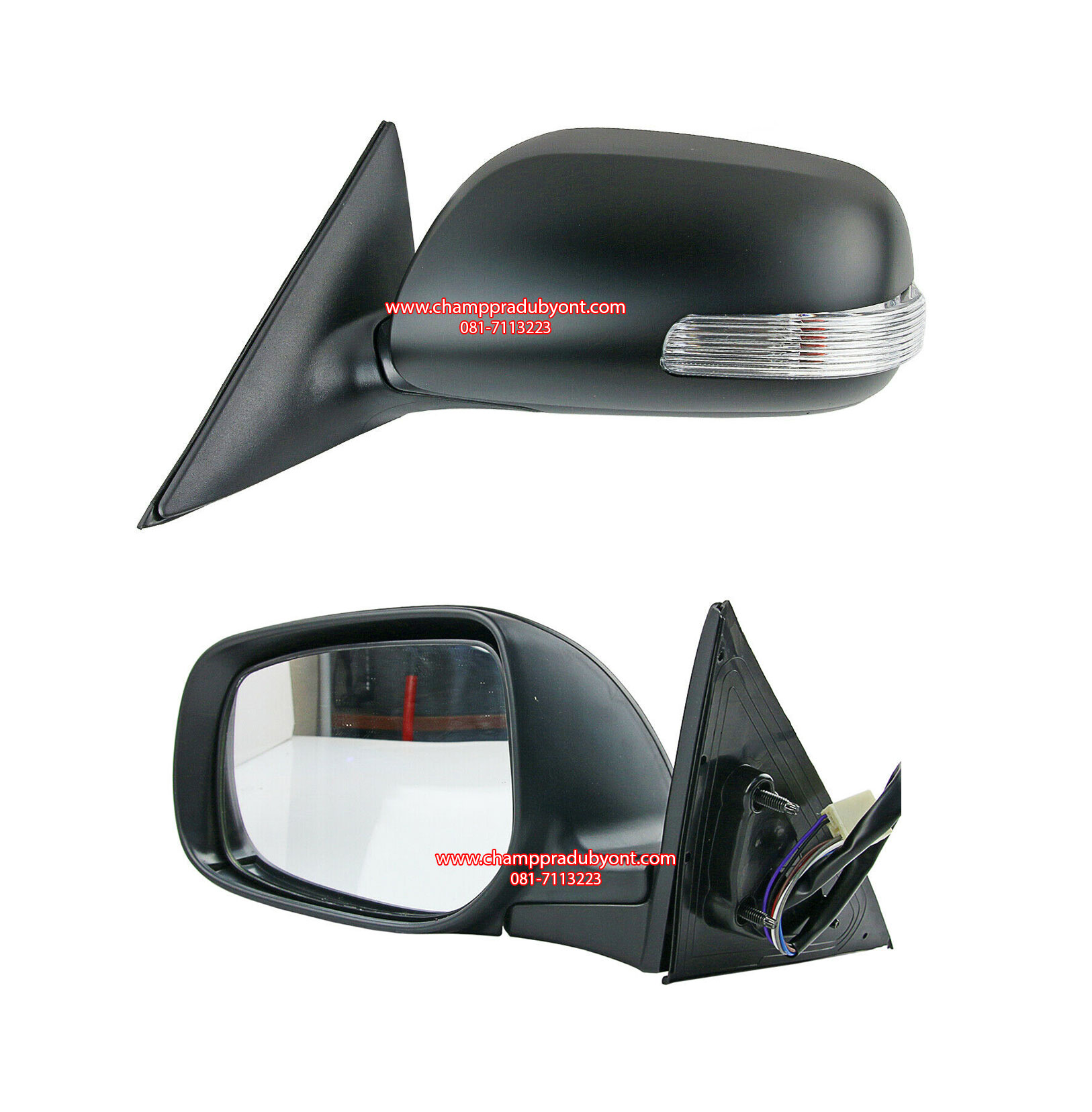 กระจกมองข้างปรับไฟฟ้า TOYOTA CAMRY 2006-2011 7 สาย