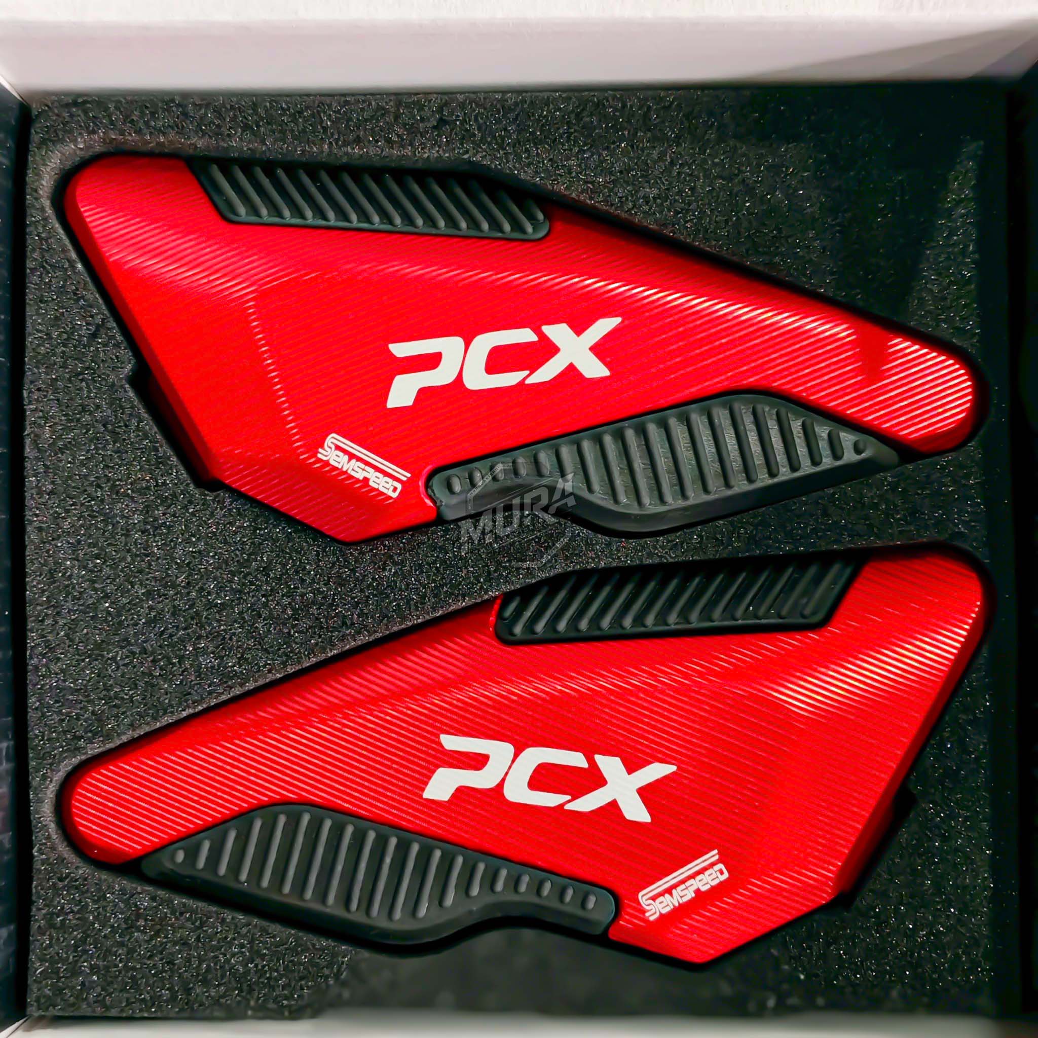 พักเท้าหลัง PCX160ปี21-25 Semspeed CNC 8 สี : ดำ/แดง/เทา/เขียว/น้ำเงิน/ม่วง/ชมพู/ทอง 980.-