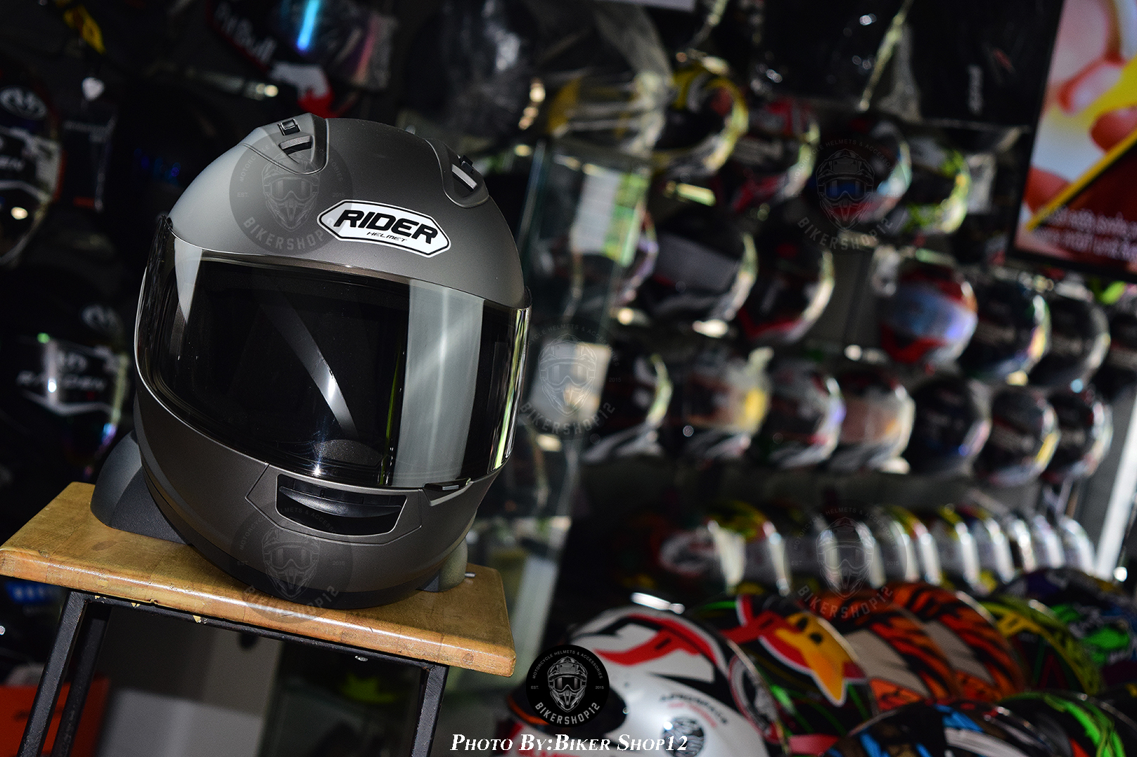 หมวกกันน็อคRider รุ่น R1X คละสี