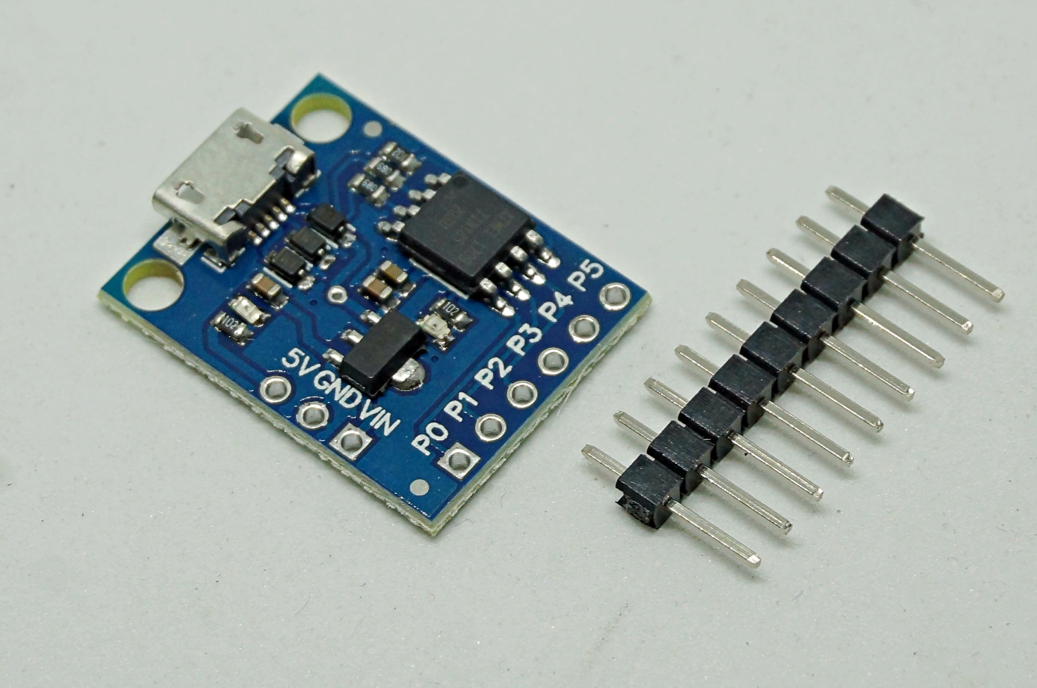 Attiny85 micro usb development board