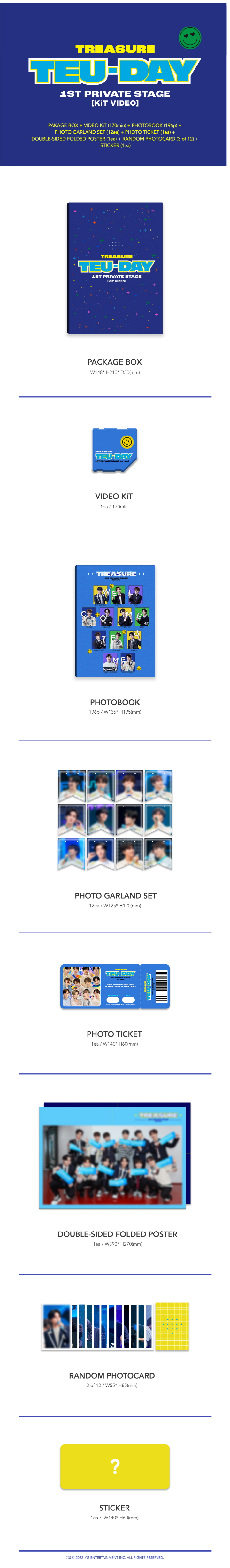 [PRE-ORDER] TREASURE - 1st Private Stage "TEU-DAY" (KiT VIDEO)