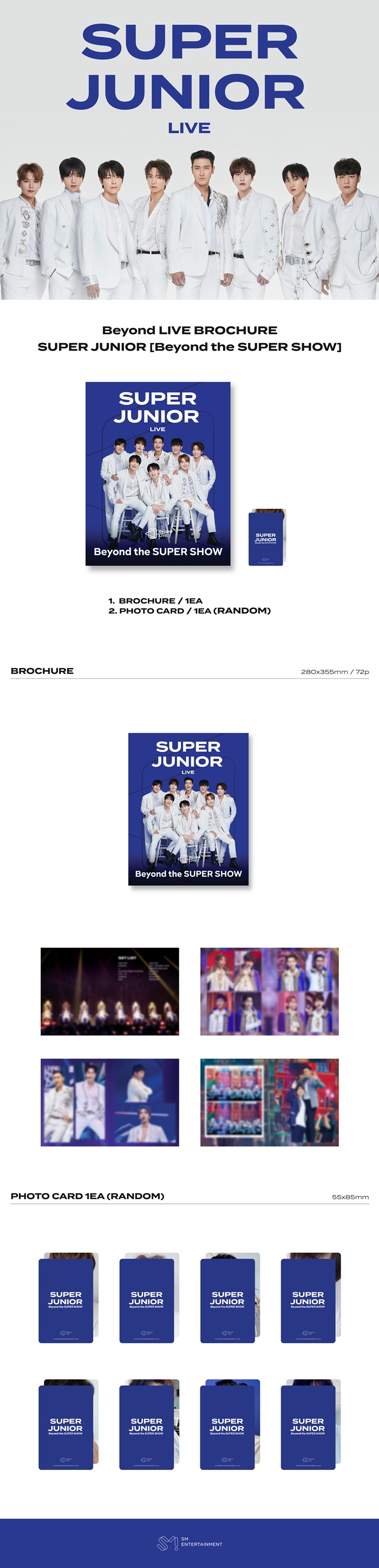 [PRE-ORDER] SUPER JUNIOR - Beyond the Super Show : BEYOND LIVE BROCHURE Photo Collection