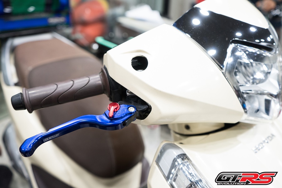 มือเบรค(ปรับ6ระดับ)GTRS LEAD-125 เงิน แดง ทอง ดำ น้ำเงิน ราคา1350