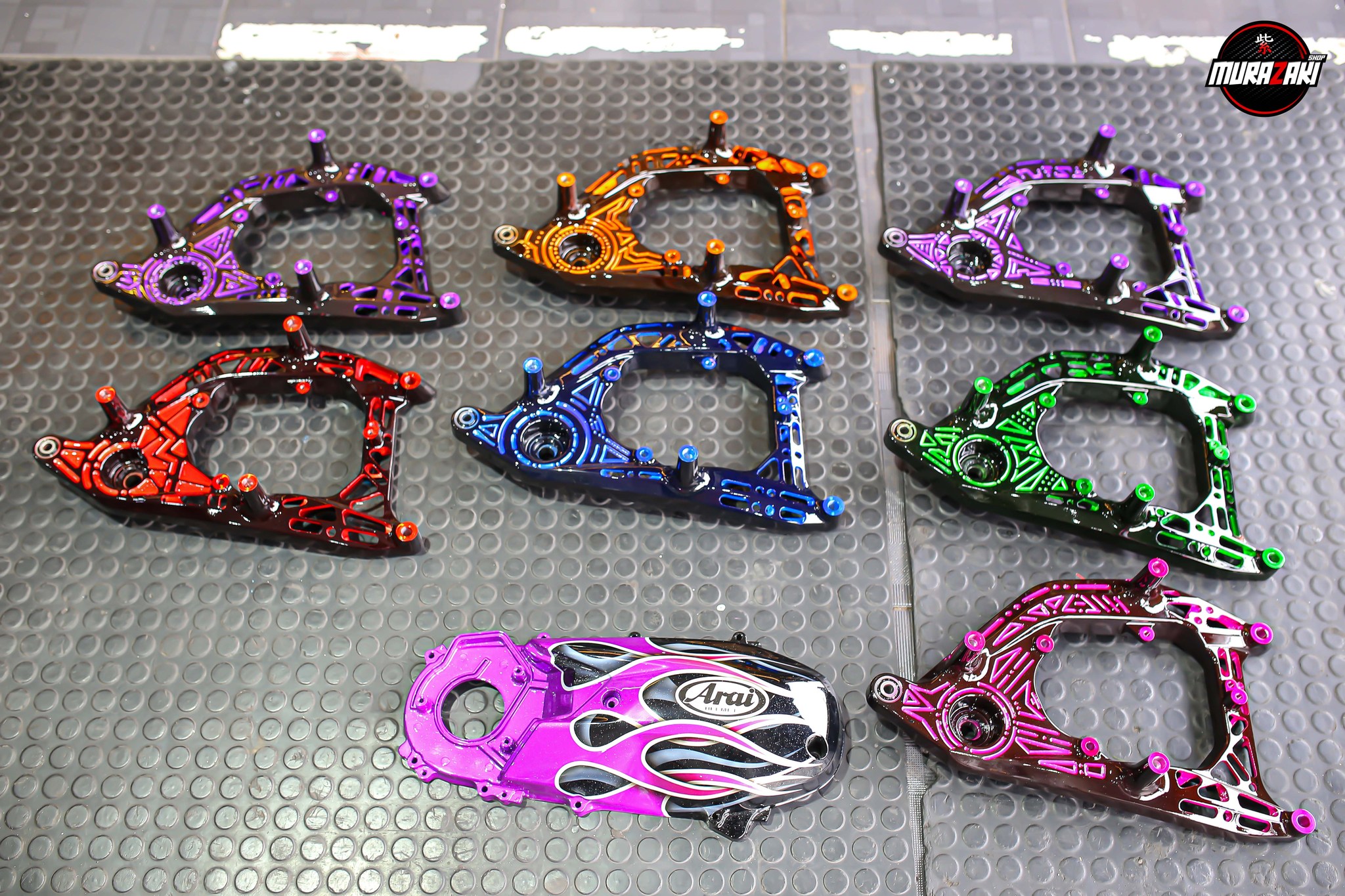 สวิงอาร์มเจาะทำสีทูโทน FORZA350 ราคาสับ1900ขายขาด4300