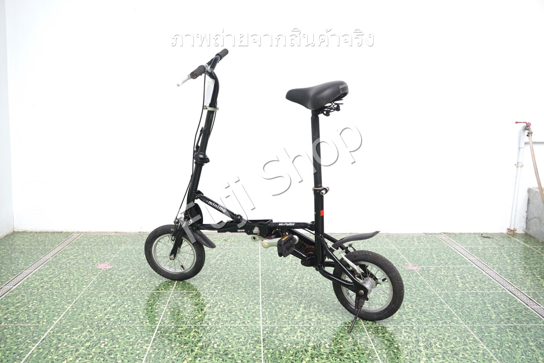 จักรยานพับได้ญี่ปุ่น- ล้อ 12.5 นิ้ว - ไม่มีเกียร์ - My Pallas - สีดำ [จักรยานมือสอง]