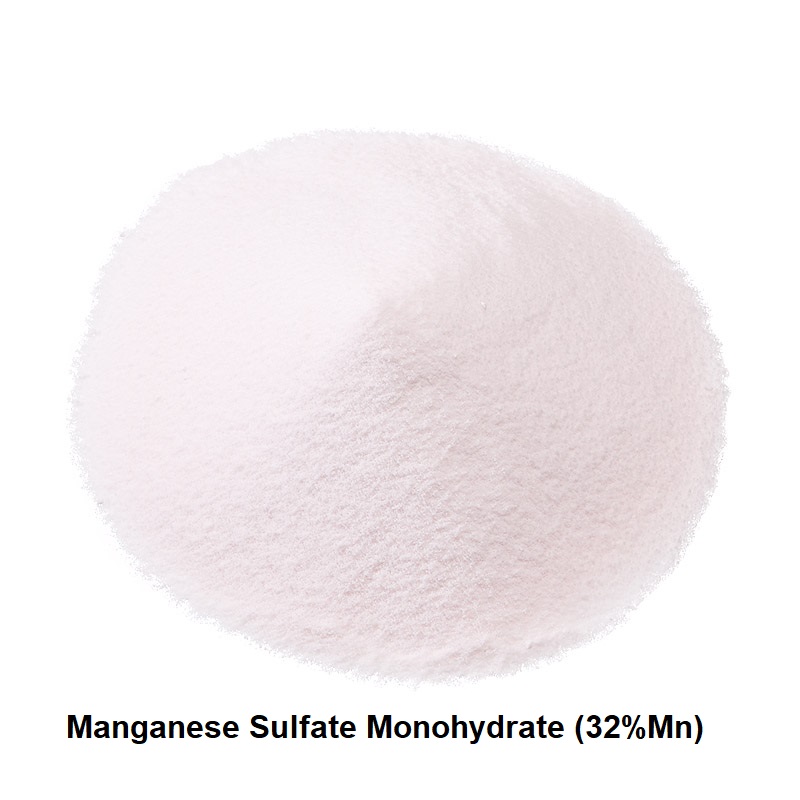 ผงจุลธาตุแมงกานีส 32% แมงกานีสซัลเฟต (Manganese Sulfate Monohydrate, MnSO4.H2O, 32% Mn) บรรจุ 1 กิโลกรัม (R)