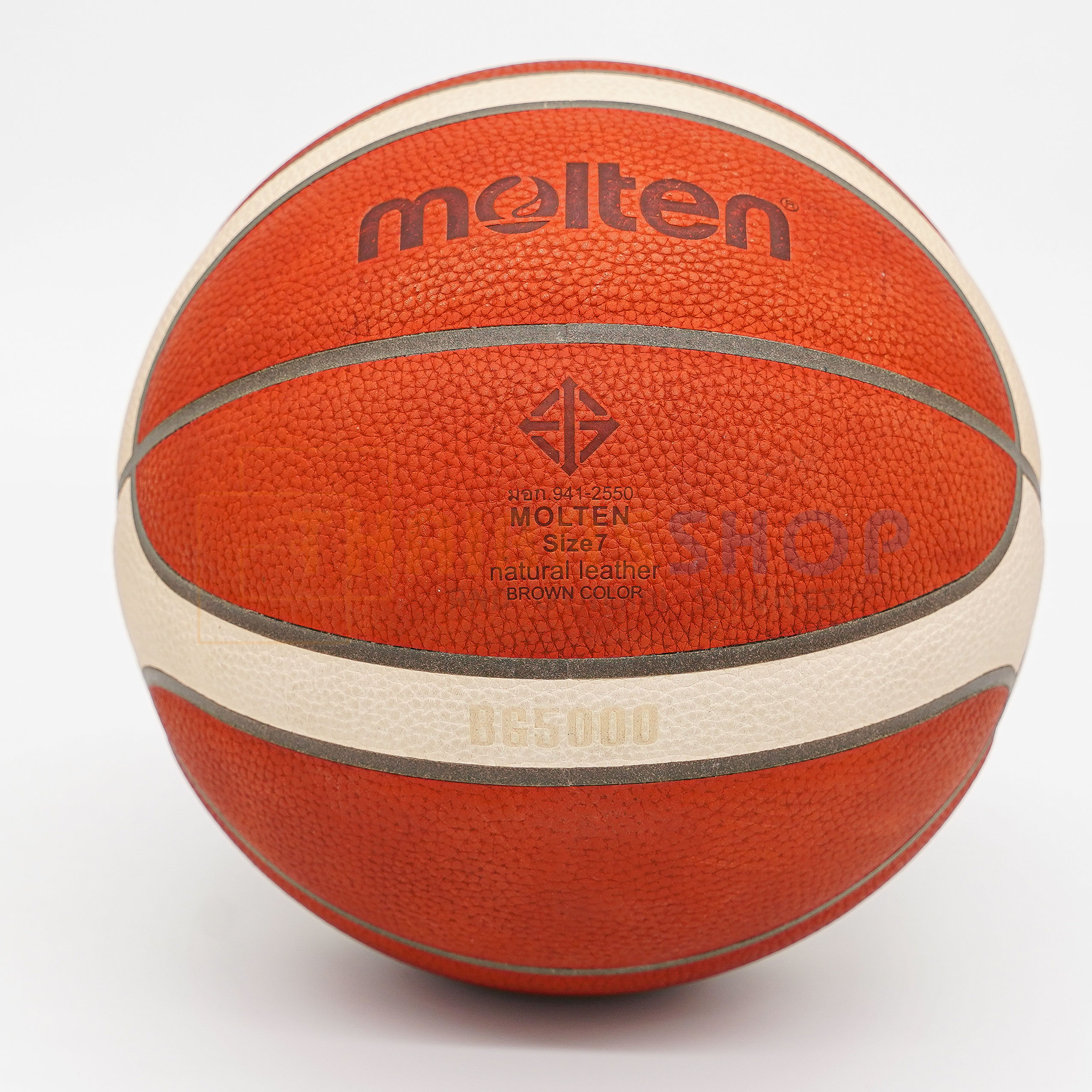 (ของแท้ 100%) ลูกบาส ลูกบาสเกตบอล Molten BG5000 size7 official game ball หนังแท้ ของแท้ มี มอก. Authentic Molten 100%