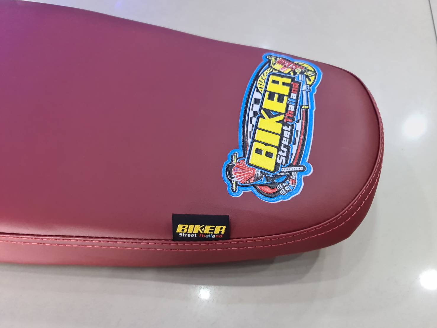 เบาะปาดบาง Wave 110 i 2013-2018 ลายbiker ราคา320