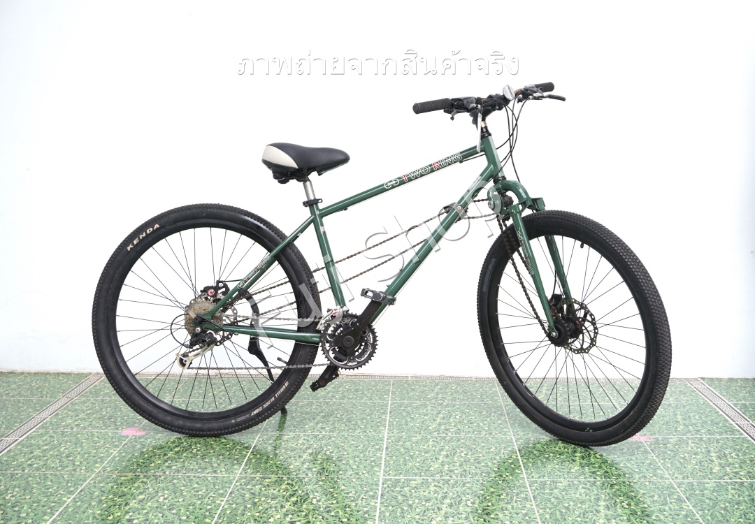 จักรยานญี่ปุ่น - ล้อ 29 นิ้ว - มีเกียร์- Disc Brake - Two Ring 2WD - สีเขียว [จักรยานมือสอง]