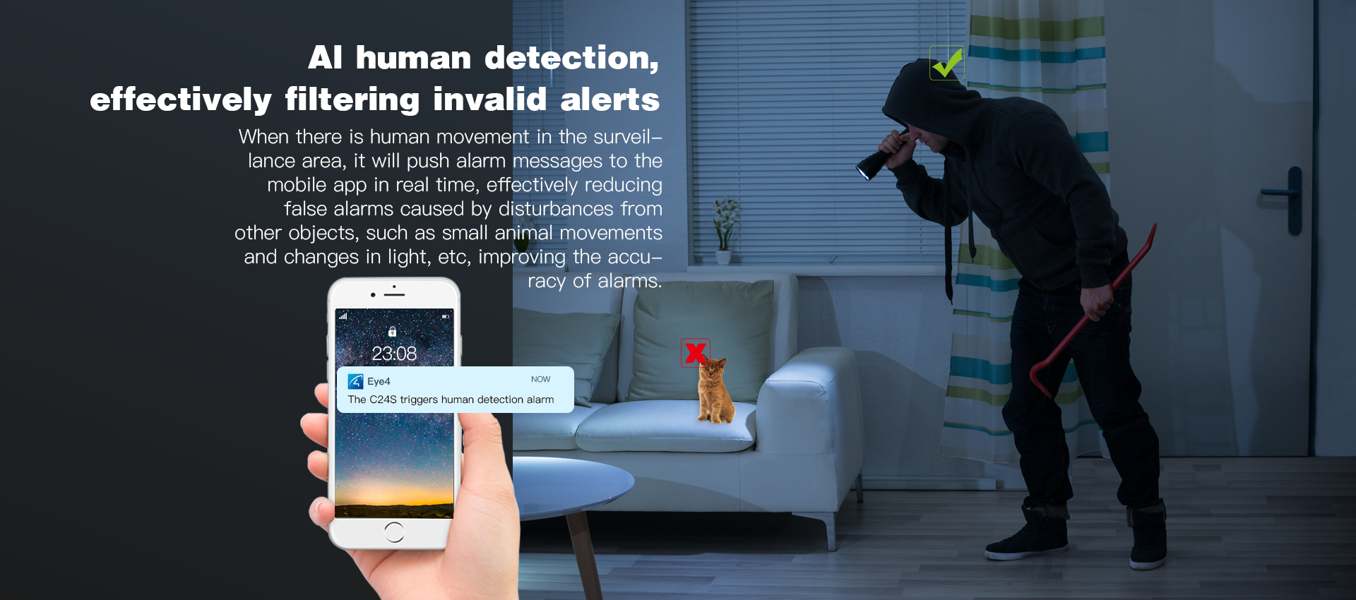 Vstarcam C24S กล้องวงจรปิดระบบ IP WIFI 2 MP มีไมค์และลำโพงในตัว IR 5-10 M. BY BILLIONAIRE SECURETECH C24S