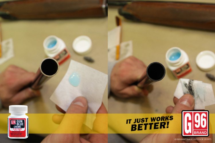 น้ำยารมดำ ครีมรมดำ G96 Gun Blue Creme ขนาด 85 กรัม (3 oz) ของแท้ รมดำปืน น้ำยารมดำเย็น แบบครีม