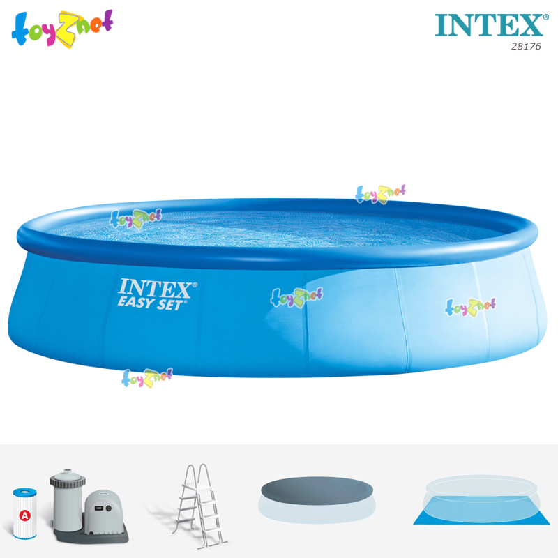 Intex Easy Set Pool Set 18ft (5.49x1.22 cm.) w/Cartridge Filter Pump no.28176