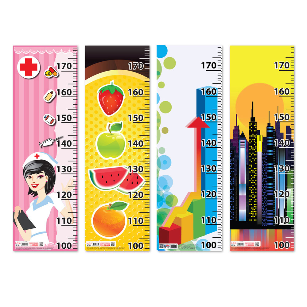 Height Measurement Charts 100-180 cm.
