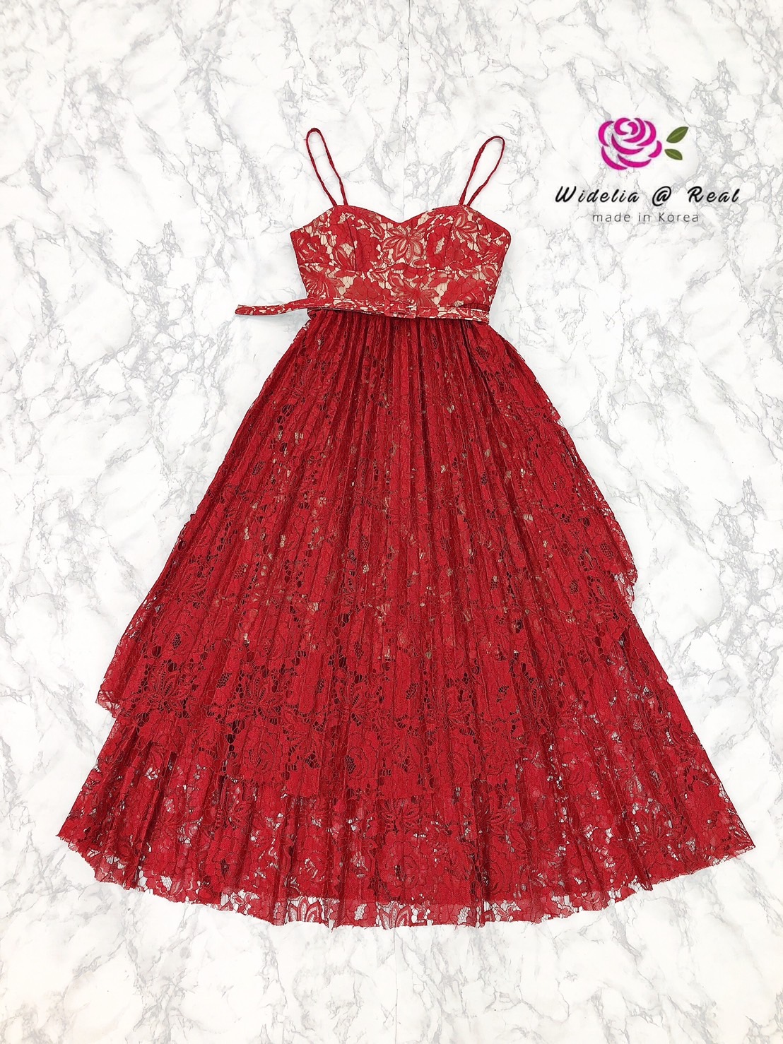 Cindy Maxi dress แม็กซี่เดรสสายเดี่ยวสุดแซ่บ สีแดงสุดเร้าร้อน