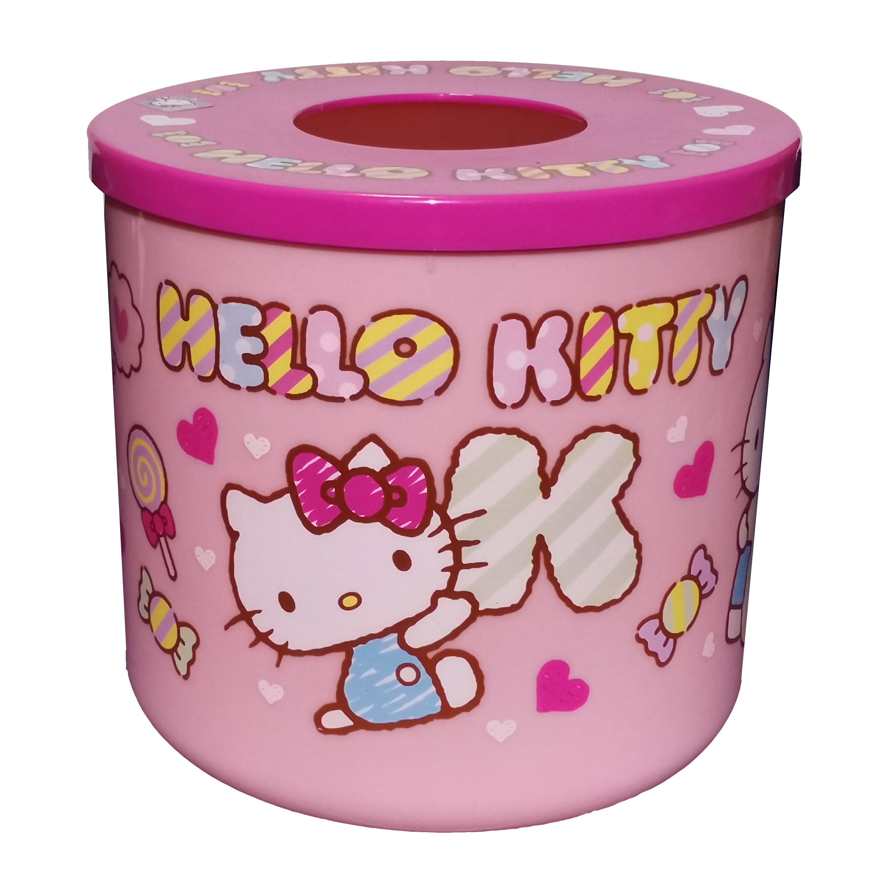 Box Tissue Hello Kitty Sanrio กล่องทิชชู่เฮลโลคิตตี้สีชมพู ลายการ์ตูนซานริโอ