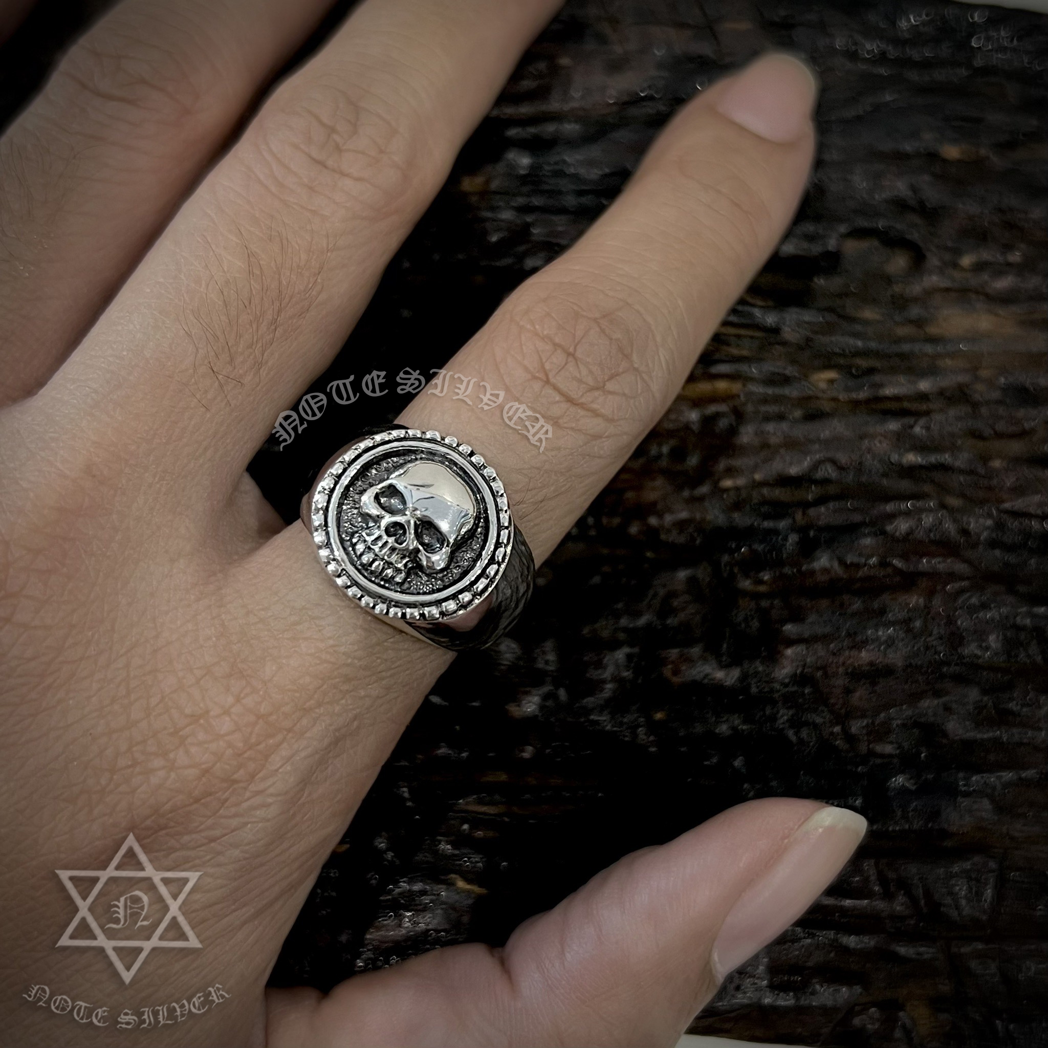 แหวนหน้ากะโหลก Sterling Silver 925 NSRG2664