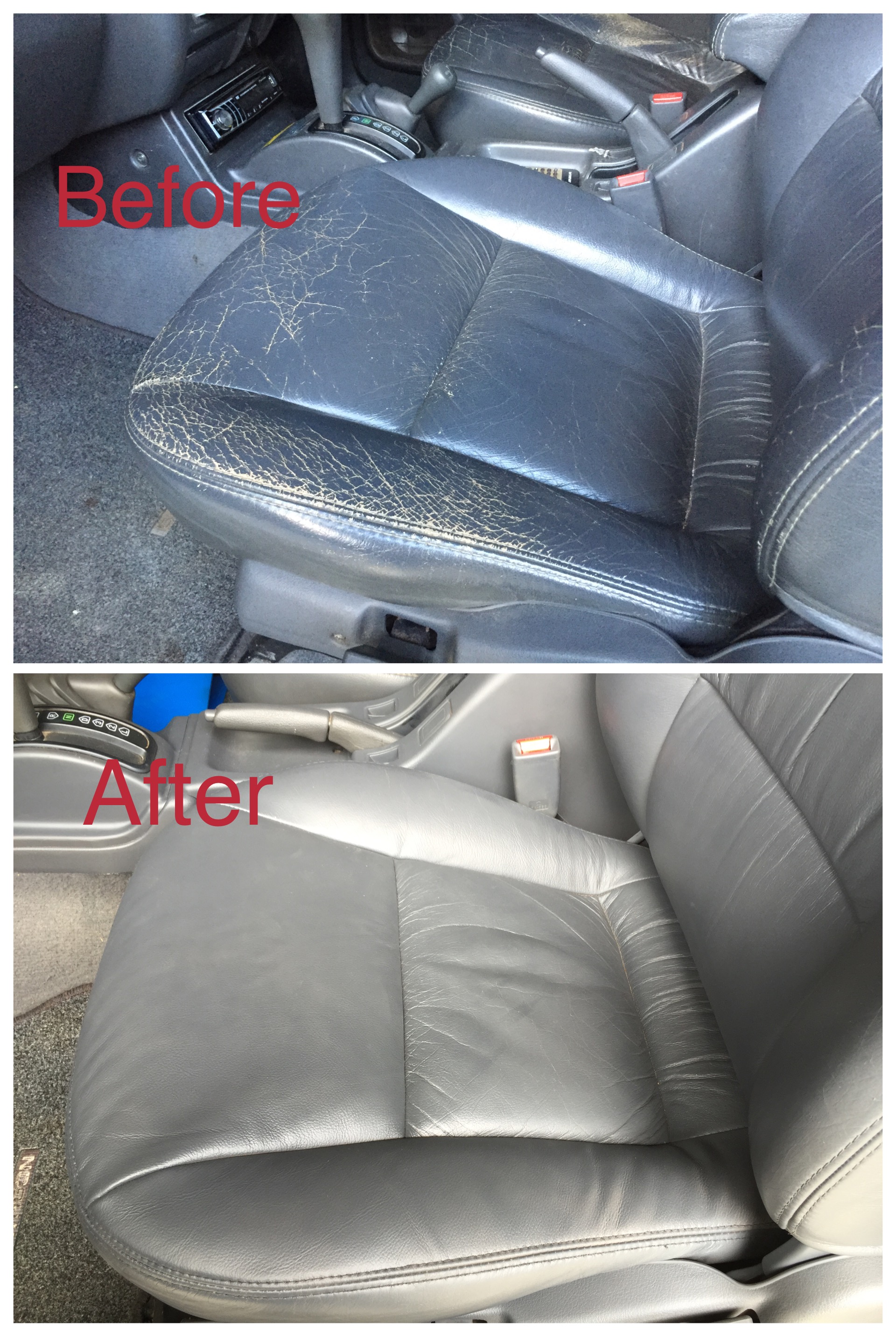 สีสเปรย์พ่นเบาะหนัง คอนโซล พวงมาลัย