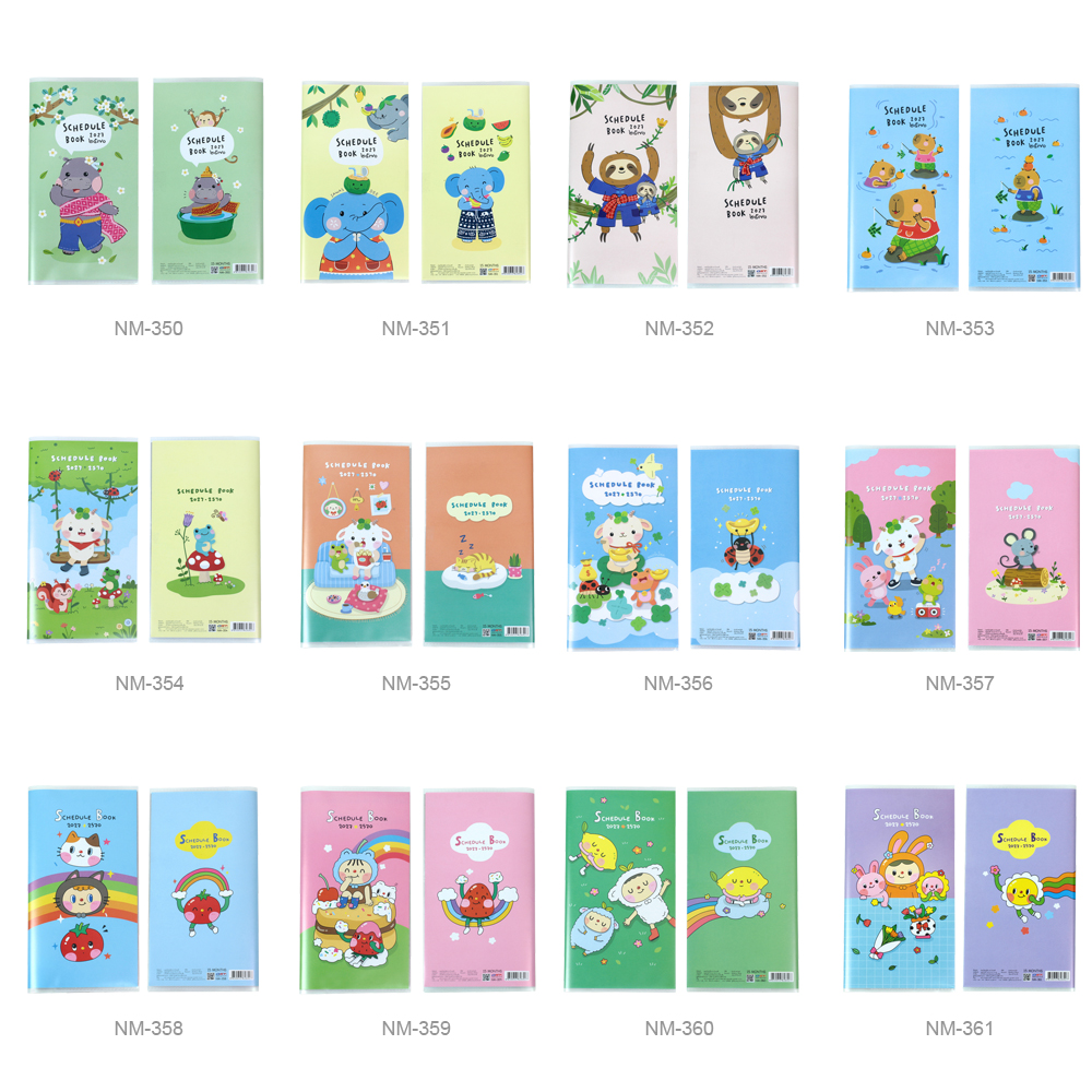 สมุดเขียน Memo 2570 Schedule Book 2027 ขนาด 9.5x17.8 ซม.