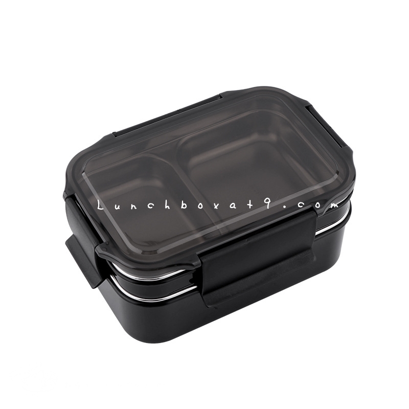 Stainless Bento Set Korea Style - กล่องเบนโตะสแตนเลส 2 ชั้น