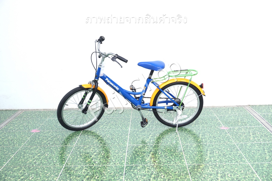 จักรยานเด็กญี่ปุ่น - ล้อ 18 นิ้ว - ไม่มีเกียร์ - Panasonic- สีน้ำเงิน [จักรยานมือสอง]