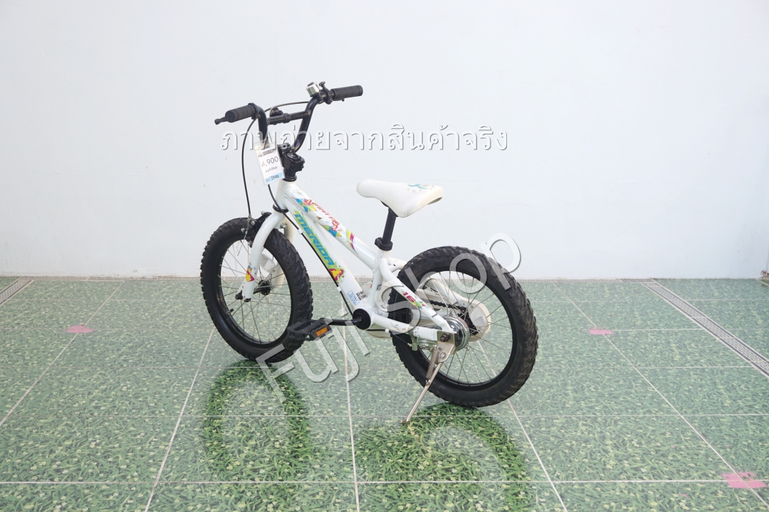 จักรยานเด็กญี่ปุ่น - ล้อ 16 นิ้ว - ไม่มีเกียร์ - อลูมิเนียม - Merida - สีขาว [จักรยานมือสอง]