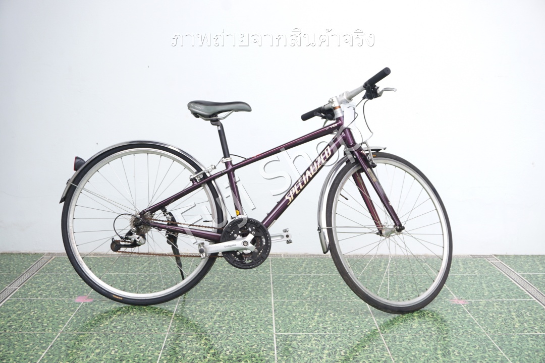จักรยานไฮบริดญี่ปุ่น - ล้อ 700c - มีเกียร์ - อลูมิเนียม - Specialized Elites Vita - น้ำตาล [จักรยานมือสอง]