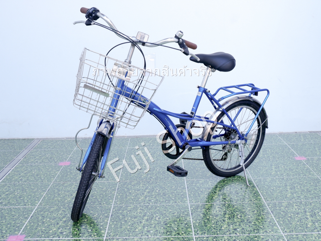 จักรยานญี่ปุ่น - ล้อ 20 นิ้ว - มีเกียร์ - Mini Cooper - สีฟ้า [จักรยานมือสอง]