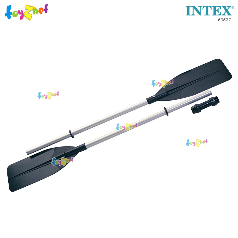 Intex Seahawk 4 Boat Set w/Alum. Oars & DQII Air Pump no.68351