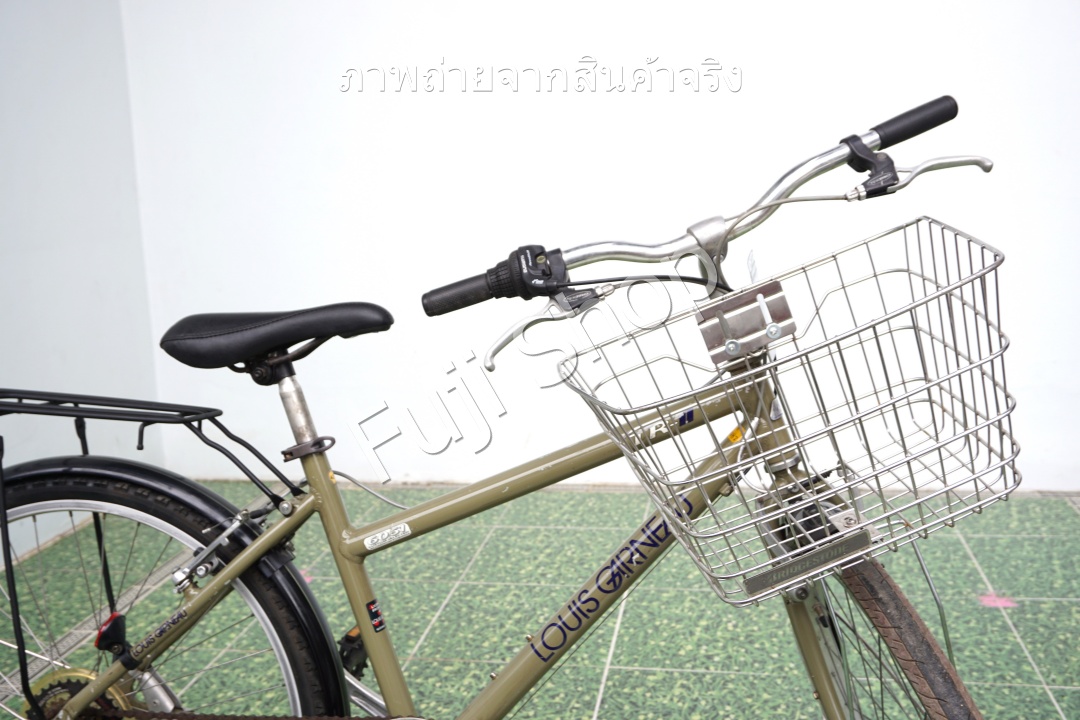 จักรยานแม่บ้านญี่ปุ่น - ล้อ 26 นิ้ว - เกียร์ 7 สปีด - อลูมิเนียม - Louis Garneau TR-II - สีเขียว [จักรยานมือสอง]