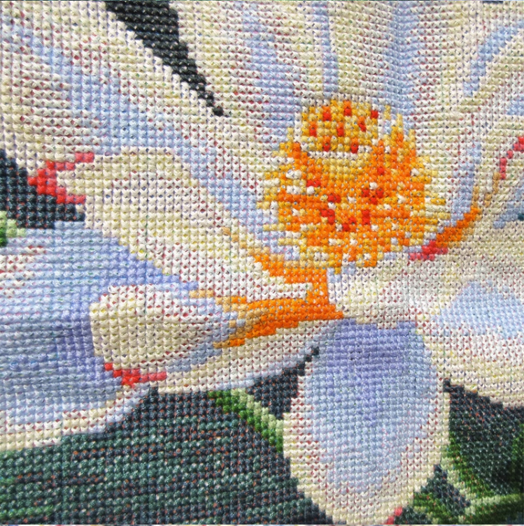 bua-1110 *สินค้าหมด* ชุดปักครอสติช ลายบึงบัว (ปักเต็มผืนผ้า ไม่มีเดินเส้น ผ้า9CTพิมพ์ลาย ปัก 4 เส้นเล็ก) ขนาด 80*65 ซม.ผ้าครอสติช 9CTพิมพ์ลายปักบนผ้า ไหมคอตตอน 41 สี ผังลาย เข็ม